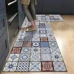 Tapis De Cuisine Bleu 2