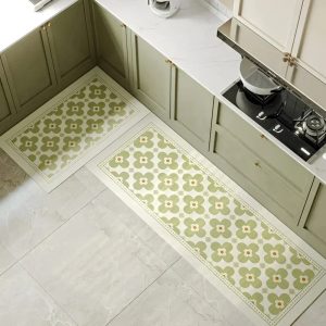 Tapis De Cuisine Vert Anis 1